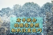 公园雪景用手机怎么拍？拍照技巧有哪些？