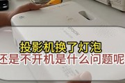 投影仪灯泡后盖脱落的应急处理方法（如何应对投影仪灯泡后盖脱落的问题）