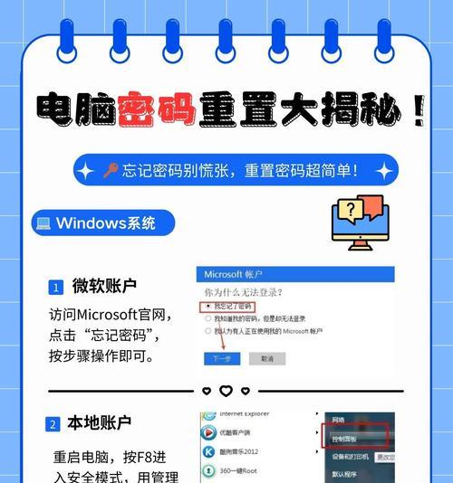 怎么改电脑开机密码？操作流程和安全提示是什么？