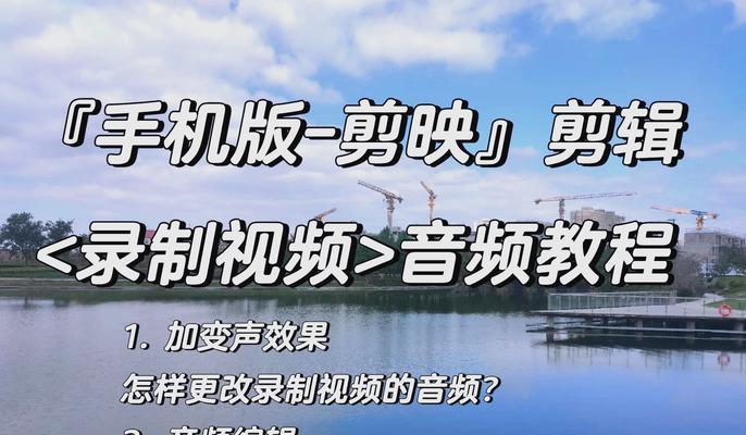 电脑剪辑视频去除声音的技巧有哪些？