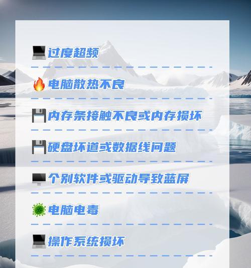 笔记本频繁蓝屏怎么回事？可能的原因是什么？
