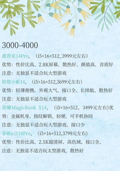 主持人应该选择哪种笔记本电脑？性能要求有哪些？