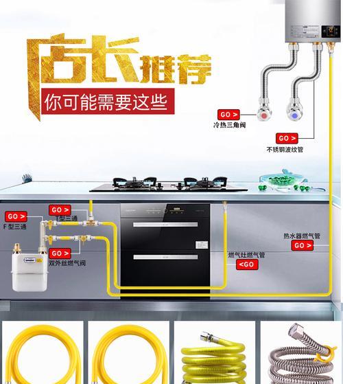 燃气热水器连接大管子的部件名称是什么？如何正确安装？